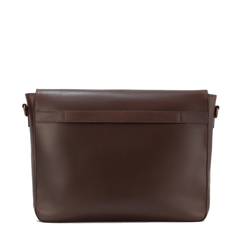 Carismatico Leather Messenger Brown Bag For Men