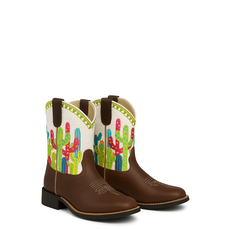 Prairie Cactus Rider Step Cowboy Boot