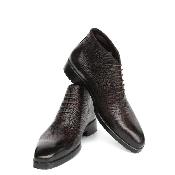 Luxury Handmade Floater Leather Ankle Boot