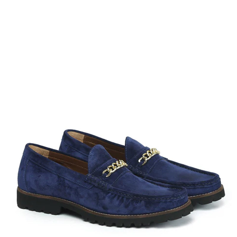 Men Slip On Suede Leather Loafers