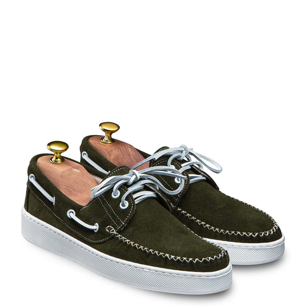 Suede Lace Up Custom Handmade Loafer