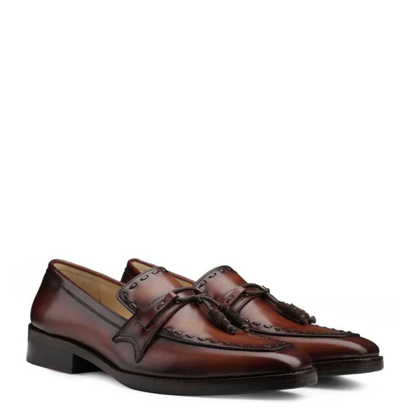 Classic Design Penny Tassel Leather Brown Loafer