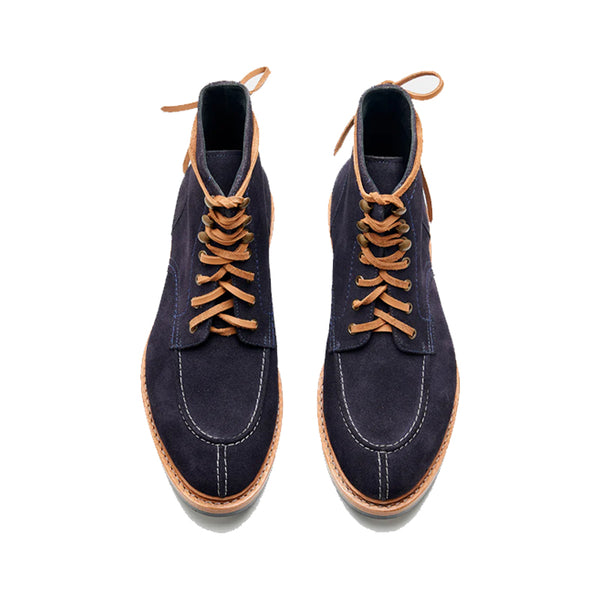Premium Split Toe Suede Leather Derby Ankle Boots