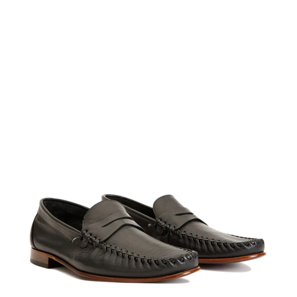 Leather Penny Loafer Men Shoes