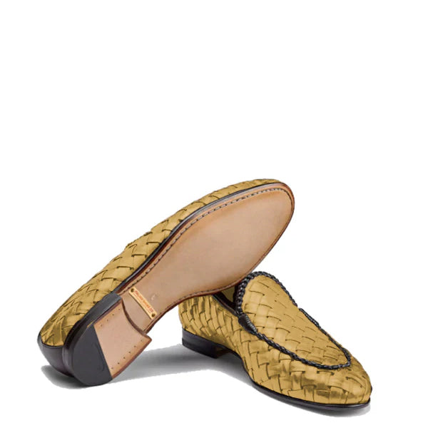 Weaved Leather Loafer