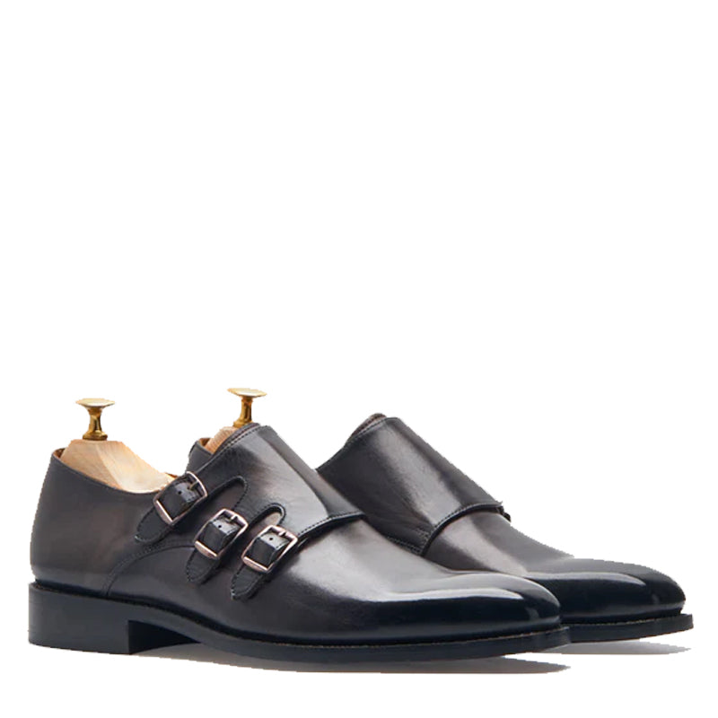 Tallin Brunt Black Shoes