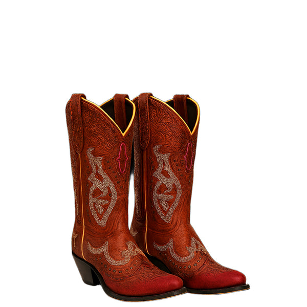 Rose Flame Heritage Cowboy Boot
