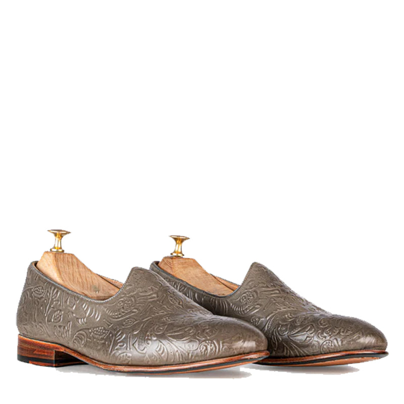 Kosli Floral Grey Jutties