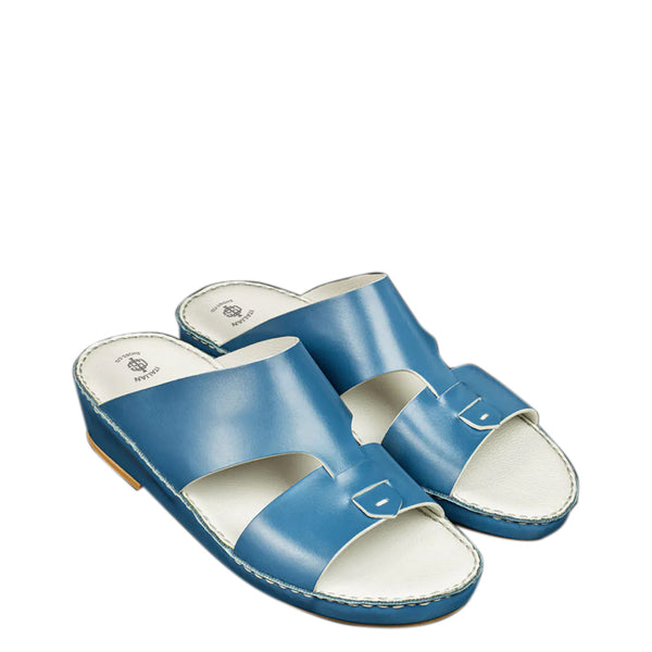 Open Toe Leather Stich Comfort Arabic Sandal