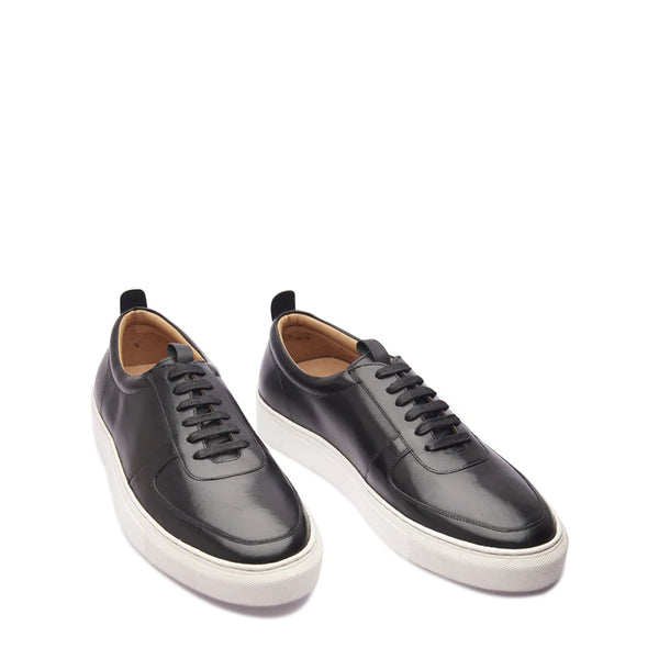 Men Casual Leather Lace Up Sneakers