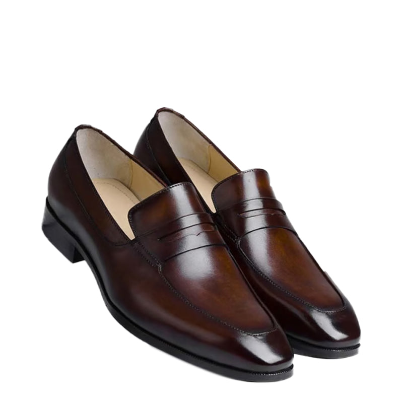 Penny Handcrafted Leather Loafers For Men