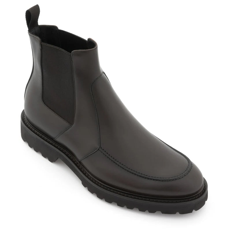 Men Handmade Classic Leather Chelsea Black Boot