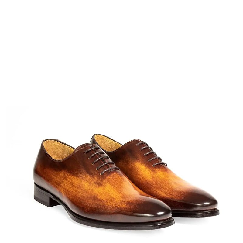 Classic Shiny Leather Oxford Tan / Brown Shoe