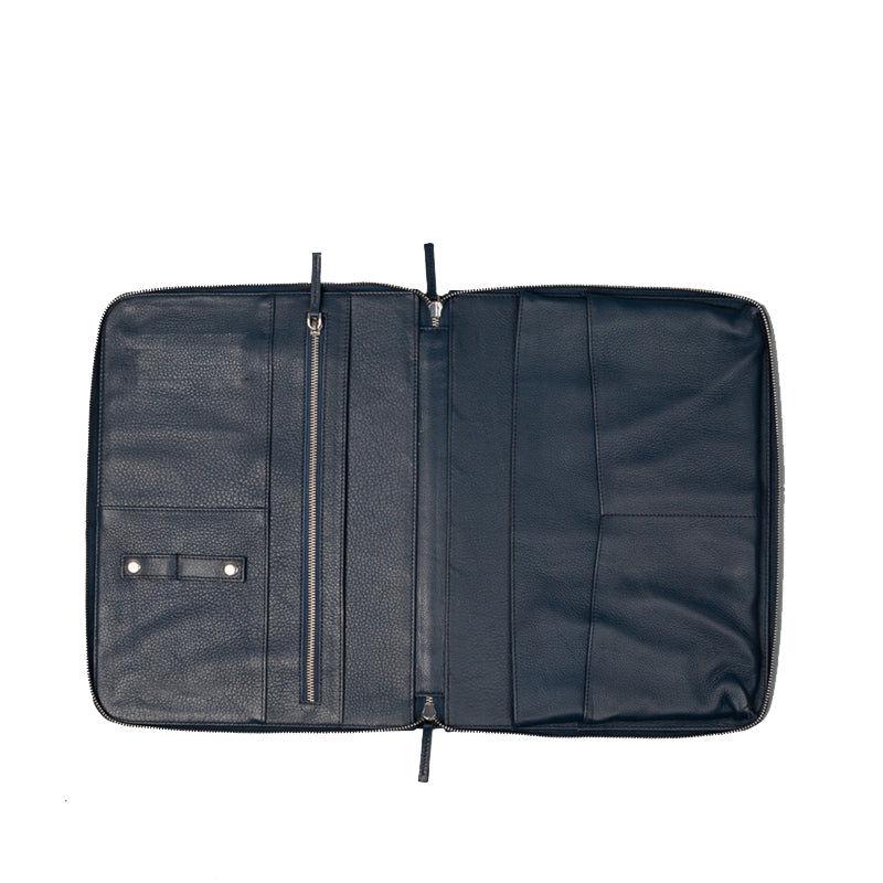 The Eclectic Leather Brown Folio Organizer