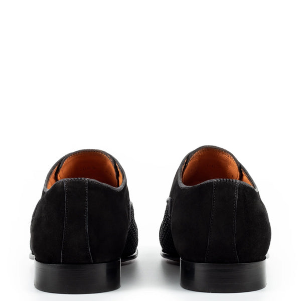Luxury Suede Leather CapToe Oxford Shoe