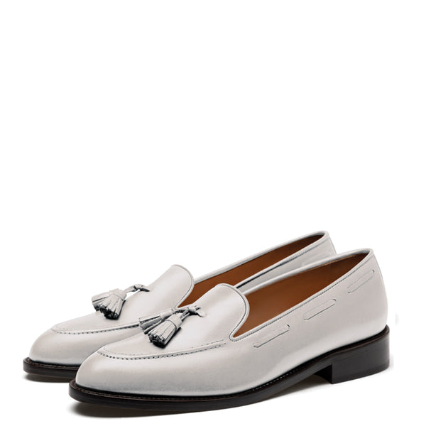 Men Handmade Solid Leather Tassel Loafer