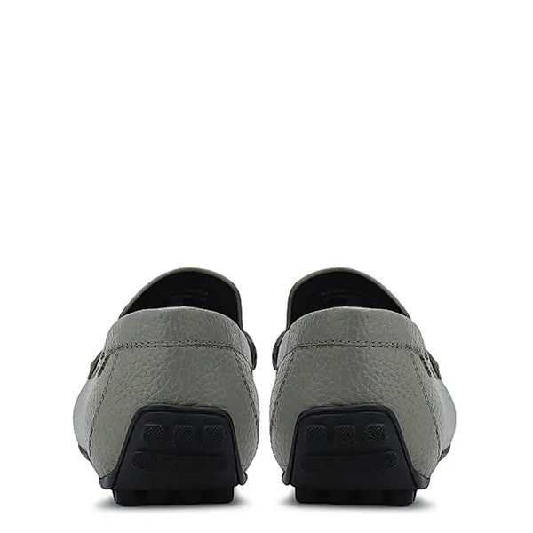 Men Textured Leather Driving Loafer