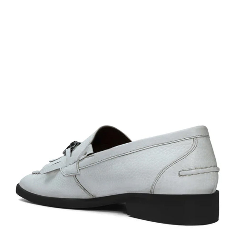 Classic Leather Horse Bit Buckle Tassel Loafers With Fringed