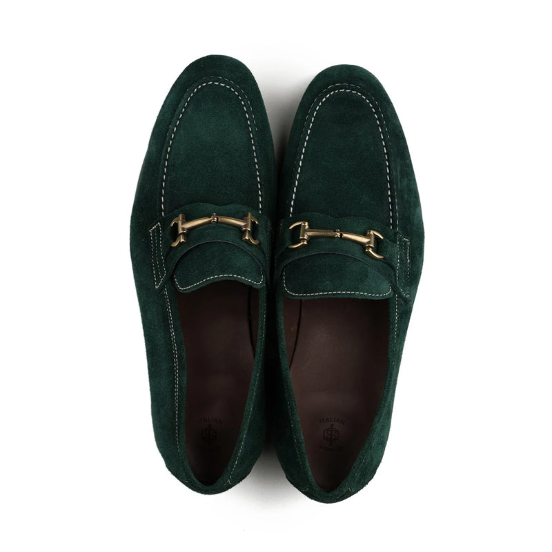 Luxury Blake Bit Loafer Olive Green
