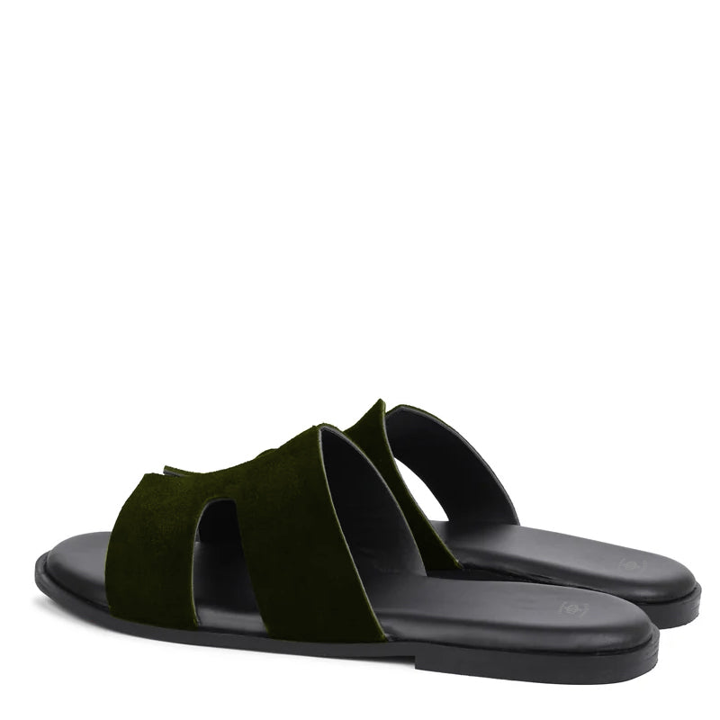 Suede H Style Slip On