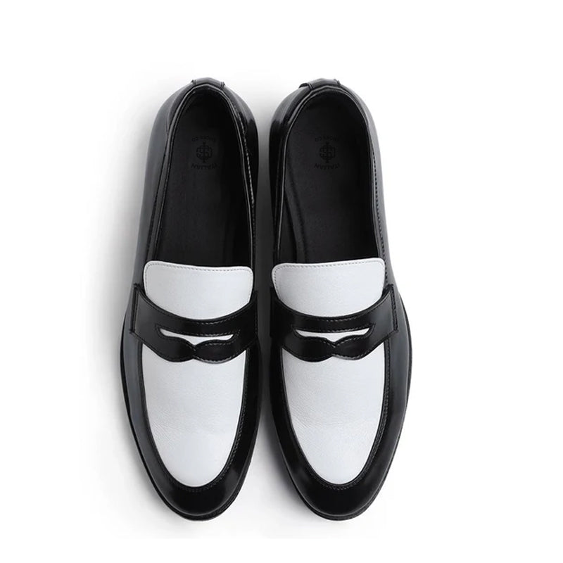 Penny Slip On Leather Loafers For Men