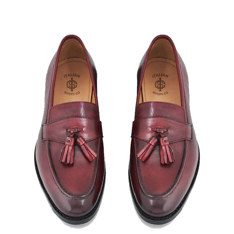 Beatrice Black Tassel Loafers