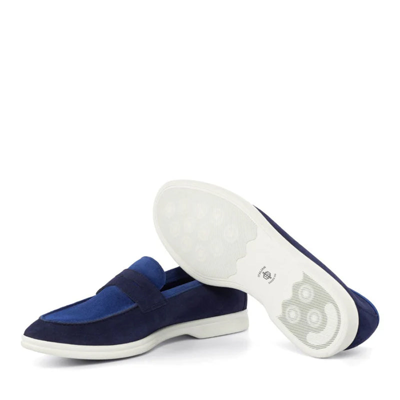 Men Casual Suede Slip On Loafers