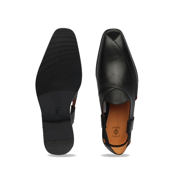 Classic Luxury Slip On Leather Peshawari Sandal