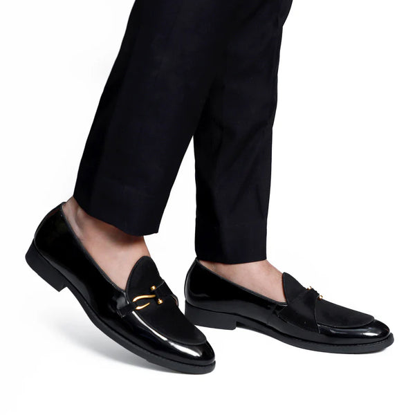 Patent Handmade Leather Loafer For Men