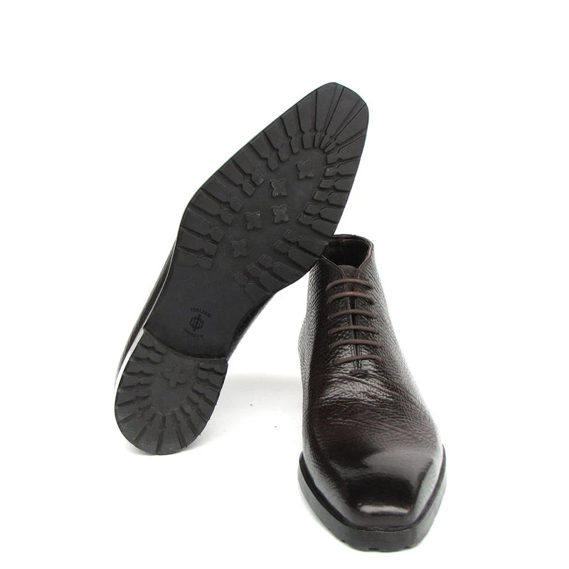 Men Custom Handmade Leather Lace Up Boots