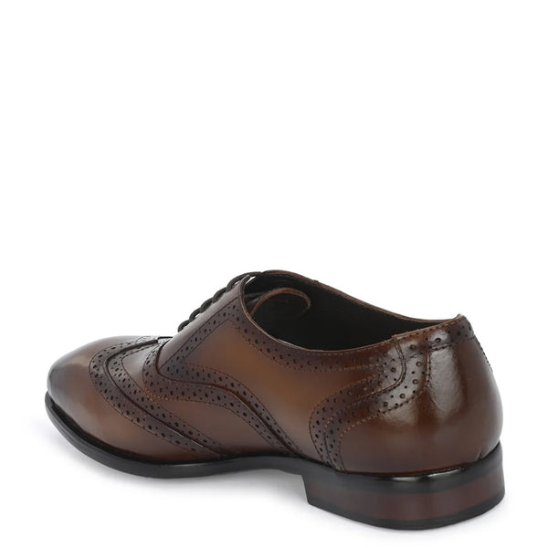 Premium Handmade Leather Formal Tan Oxford Shoe