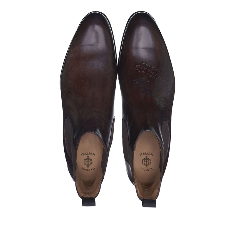 Men Handmade Leather Chelsea Boots