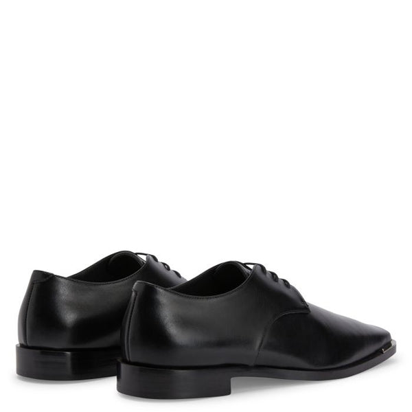 Men Polished Leather Formal Plain Derby Shoe