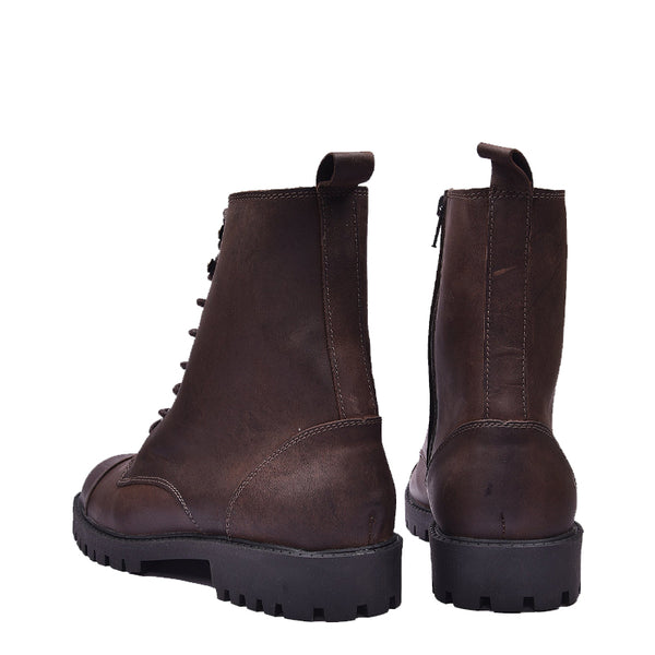 Custom Handmade Leather High Ankle Boot For Men