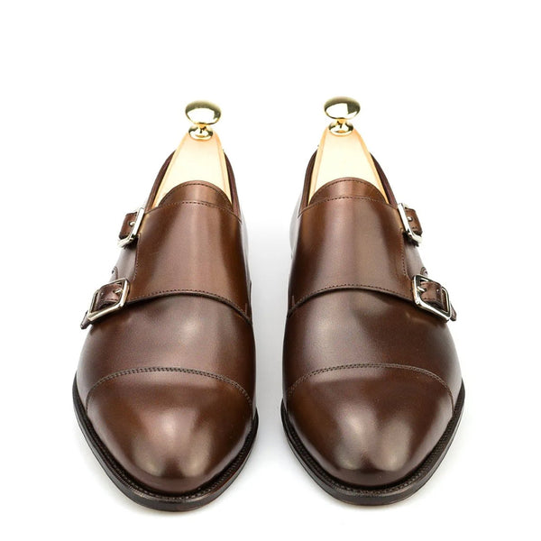 Premium Captoe Leather Double MonkStrap Shoe