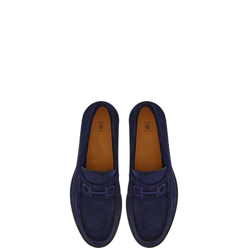 Fort Ricamo Suede Loafers for Men