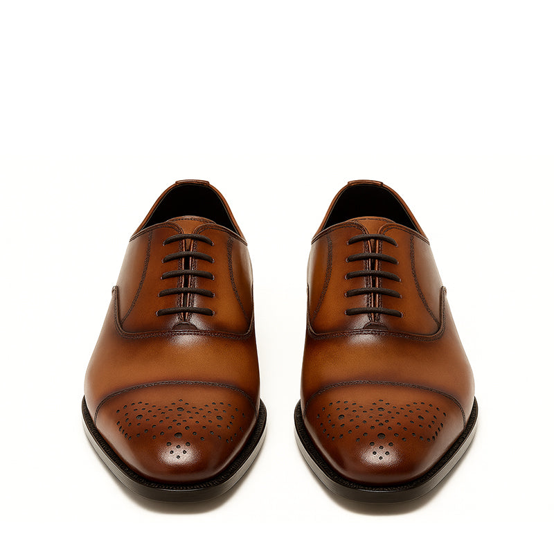 Classic Leather Lace Up Oxford Formal Shoes