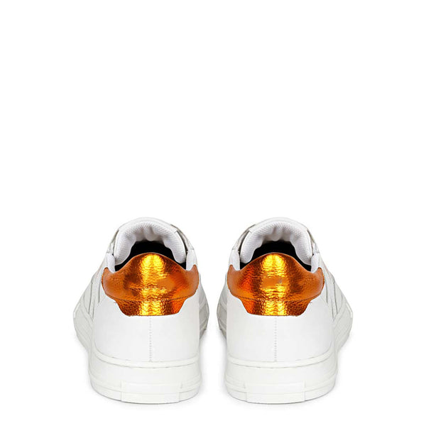Leather Handcrafted Yellow Sneaker For Men