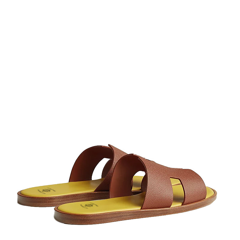 Haven Epsom H Style Slip-On Brown Yellow