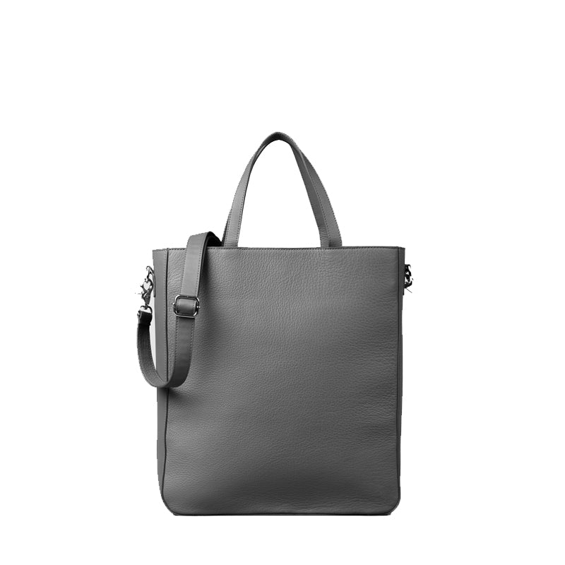 The Poet Leather Tote Brown Bag