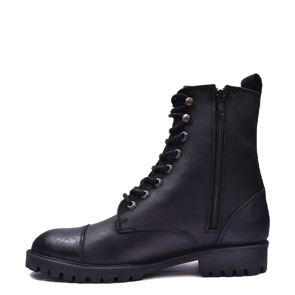 Custom Handmade Leather High Ankle Boot For Men