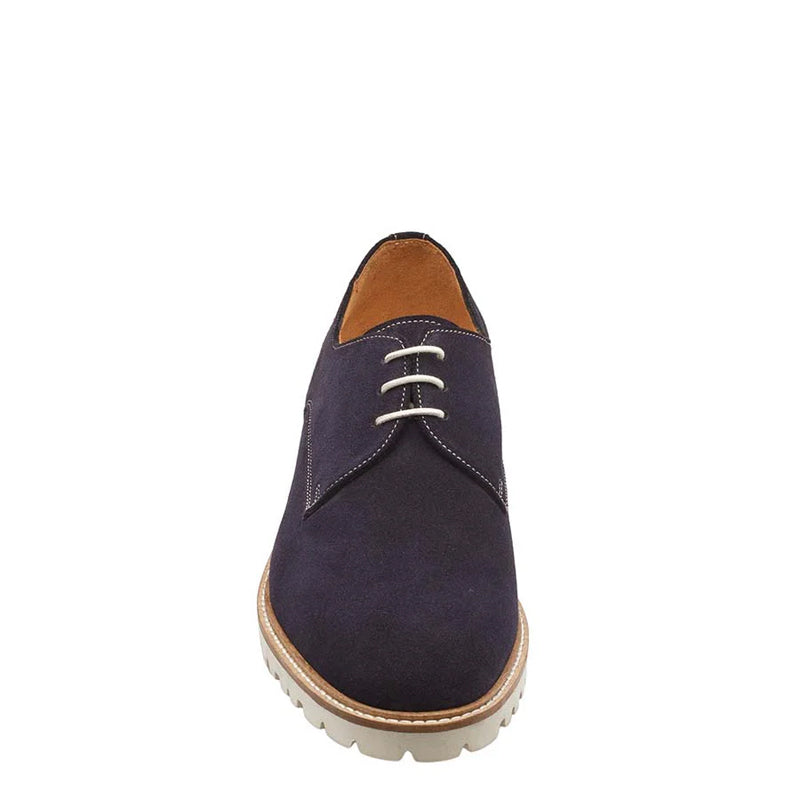 Men Suede Casual Leather Formal Derby Shoe Tan