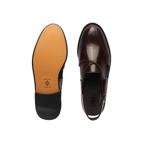 Ethnic Back Strap Leather Peshawari Sandal