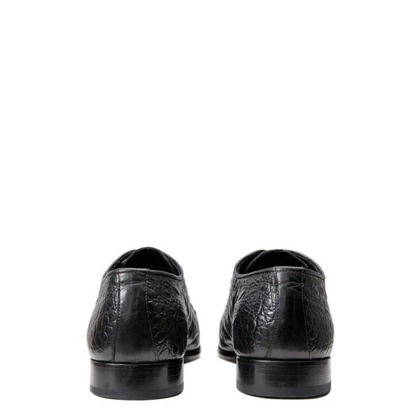 Men Textured Leather Oxford Shoes