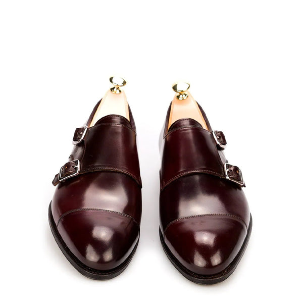 Premium Captoe Leather Double MonkStrap Shoe