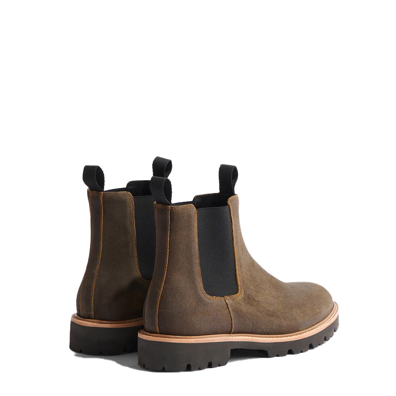 Mid Top Suede Premium Leather Chelsea Boot