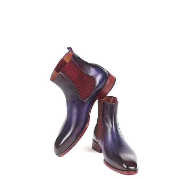 HandPainted Solid Leather Chelsea Boot