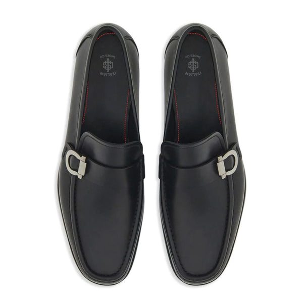 Fibbia Leather Loafer