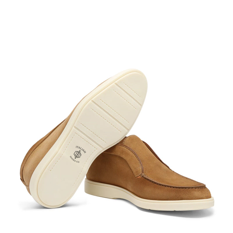 Burgundy Suede Loafer For Men