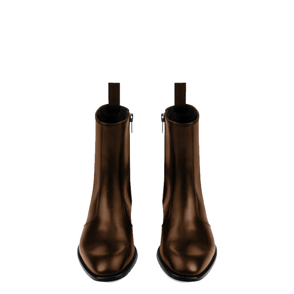 Side Zip Boot Leather